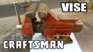 CRAFTSMAN Vise Disassembly amp Repair [upl. by Hales335]