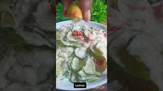 Cucumber salad Recipe Healthy Recipe  shorts cucumbersalad [upl. by Quitt]