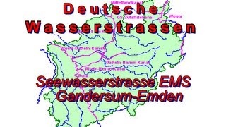 Die Ems von Gandersum bis Emden [upl. by Ahsinahs104]