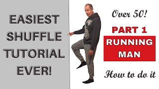 How to Shuffle Dance Over 50  Shuffle Dance Tutorial for Beginners  My Method Intro amp Running Man [upl. by Krisha]