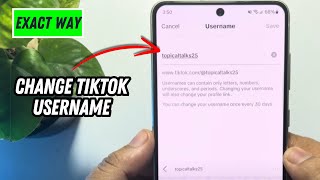 How To Change Username in Tiktok 2024  Full Guide [upl. by Benjamen338]