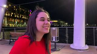 quotampburnquot by Billie Eilish  Singing Acapella at National Harbor [upl. by Roderick]