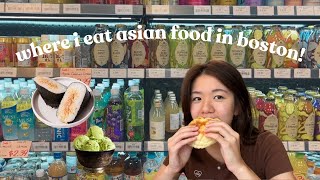 trying asian food near harvard 🥡🍙🍣 [upl. by Alat]