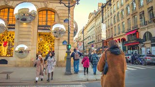 A Romantic Paris Sunset Walk Opéra to Place de la Concorde incl Place Vendôme 🇫🇷 4K [upl. by Atiuqal]