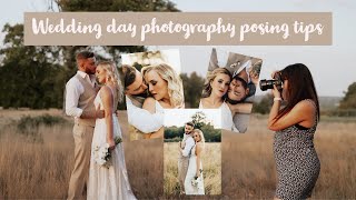 Tips for posing a couple on a wedding day 20 poses in 10 minutes [upl. by Elahcar]