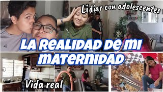 ASI ES LIDIAR CON HIJOS ADOLESCENTES••✨ Maternidad sin filtros vlog [upl. by Powder553]