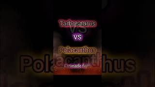 Tarbosaurus VS Polacanthus fanmade fight 🤫 [upl. by Duleba]