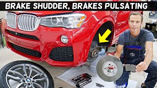 WHAT IS BRAKE SHUDDER BRAKE PULSATING ON BMW [upl. by Morse]