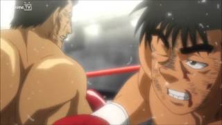 Hajime no ippo  New Dempsey Roll Ippo vs Sawamura 1080p [upl. by Goldsworthy]