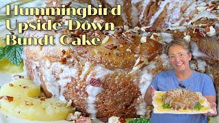 YIKES I made a BIG MISTAKE making Bettys HUMMINGBIRD UPSIDE DOWN BUNDT CAKE [upl. by Nnylyam]