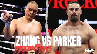 ZHILEI ZHANG VS JOSEPH PARKER PREDICTIONS  DAVE ALLEN JOHNNY NELSON DEAN WHYTE JOHNNY FISHER [upl. by Charmane825]