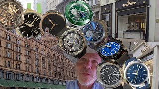 London Watch Prowling 2  THE SEQUEL Harrods amp Bond Street Omega Tudor Zenith JLC UN More [upl. by Synn]