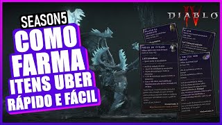 Diablo 4  Obtenha TODOS os itens únicos 100 rápido e fácil  Guia de FARM UBER ÚNICO SEASON 5 [upl. by Cyrie]