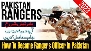 Rangers Main Kase Bharti Hote Hain How To Become Rangers Officer in Pakistan  Bukhari Speaks [upl. by Cohe]