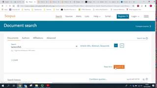 Scopus Using ANDOR in Scopus [upl. by Ylnevaeh]