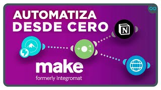 Tutorial Make Integromat 🟣 Paso a paso en Español [upl. by Zorina]