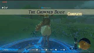 The Crowned Beast  Shrine Quest  Zelda BOTW [upl. by Butch]