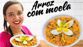 MARMITEX DE ARROZ COM MOELA POR R470 ALMOÇO FÁCIL RÁPIDO E DE UMA PANELA SÓ [upl. by Htebazila]