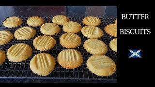 Simple Butter Biscuits  Traditional Butter Cookies  Easy amp Simple Biscuit Recipe [upl. by Anitsyrk867]