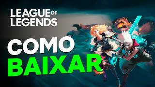 Como INSTALAR o LEAGUE OF LEGENDS do PC ou NOTEBOOK em 2024 [upl. by Lalaj]