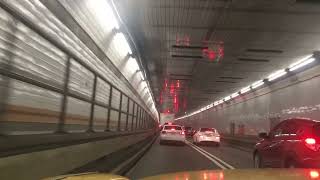 1976 Checker Cab Through the Holland Tunnel to Jersey City [upl. by Heall288]