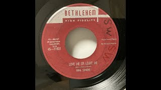 Nina Simone  Love Me Or Leave Me（1959） [upl. by Nail]