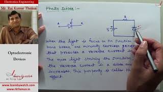 Optoelectronic Devices  Hindi Urdu  Electronics Engineering by Raj Kumar Thenua [upl. by Enitsyrk216]