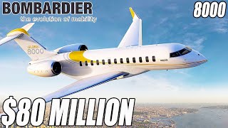 Inside The 80 Million Bombardier Global 8000 [upl. by Faso729]