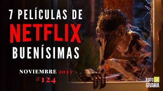 ¿No sabes qué ver 7 Buenas Películas Atrapantes en NETFLIX  Fotograma 24 con David Arce [upl. by Ramad738]