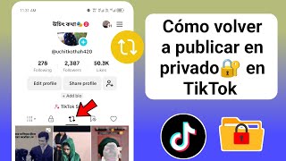 Cómo ocultar publicaciones repetidas en TikTok videos privados publicados nuevamente en [upl. by Gerry]