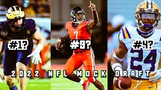 2022 NFL Mock Draft 10 [upl. by Nerissa]