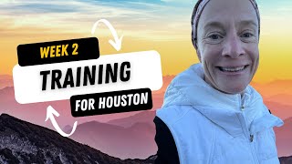 Training for Houston Marathon Week Two [upl. by Liarret]