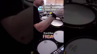 Dnb 16ths or 8ths You decide drums dnblife drummer [upl. by Elyk]