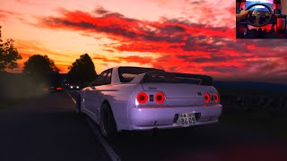 Nissan Skyline R32 GTR evening drive  Assetto Corsa [upl. by Convery]