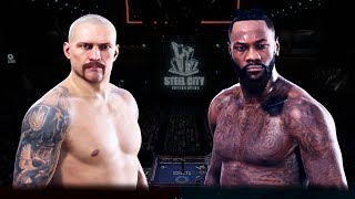 Oleksandr Usyk vs Deontay Wilder FULL FIGHT  Undisputed Boxing Game AI Simulation [upl. by Aneez]