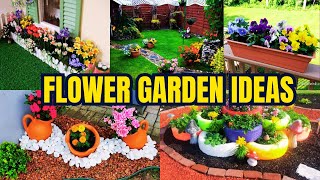 Flower garden ideas [upl. by Qulllon]