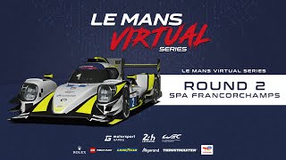 LIVE Le Mans Virtual Series Round 2  SpaFrancorchamps [upl. by Blossom345]