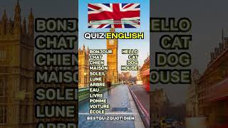 Quiz en Anglais  quiz quiztime bestquizquotidien anglais traduction [upl. by Ecirtnas]