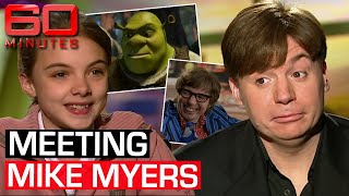 Comedy legend Mike Myers meets his match in a pintsized interviewer  60 Minutes Australia [upl. by Lenaj]