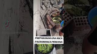 Preparación de pachamanca pachamanca peru comidasperuanas [upl. by Reprah]