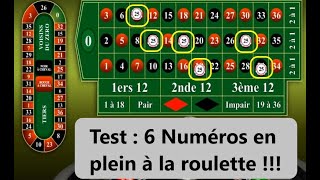 Roulette Challenge 5 ⚙️ Jouer 6 numéros en plein à la roulette  Suggestion dun abonné [upl. by Ezitram]