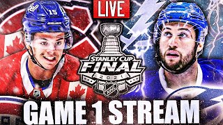 HABS VS LIGHTNING GAME 1 LIVESTREAM 2021 Stanley Cup Finals Montreal Canadiens Tampa Bay Playoffs [upl. by Shiekh]