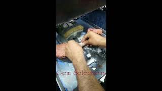 Cutting of Gemstones  Gem Selections™ Khambhat Factory Workshop Vlogs [upl. by Sivatnod218]