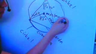 Matematik 2a 2b 2c B Geometri Randvinkelsatsenwmv [upl. by Leifeste]