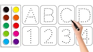 learn to count One two three 1 to 100 counting ABC ABCD123 123 Numbers alphabet a to z  p1 [upl. by Uok717]