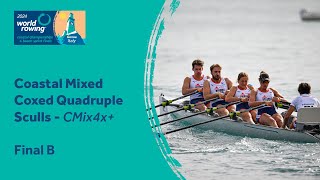 2024 World Rowing Beach Sprints Finals  Coastal Mixed Coxed Quadruple Sculls  Final B [upl. by Norling]