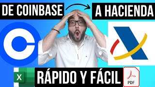 Cómo hacer la DECLARACIÓN de la RENTA en COINBASE Paso a Paso🚀HACIENDA COINBASE [upl. by Carie307]