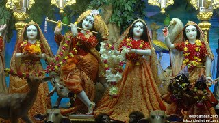 1st Mar 22  Mangal Aarti Darshan  Sri Sri Radha Gopinath Temple ISKCON Chowpatty Mumbai [upl. by Soisanahta]