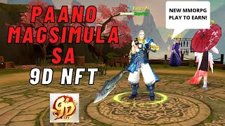 9D NFT  PAANO MAG SIMULA BASIC GUIDE TAGALOG [upl. by Eeleak]