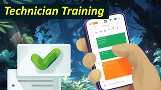 Technician Training Mobile App Walkthrough [upl. by Jonati741]